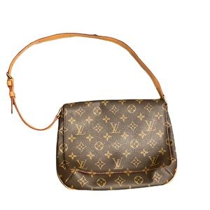 AUTHENTIC LOUIS VUITTON MUSETTE TANGO SHORT SHOULDER BAG MONOGRAM